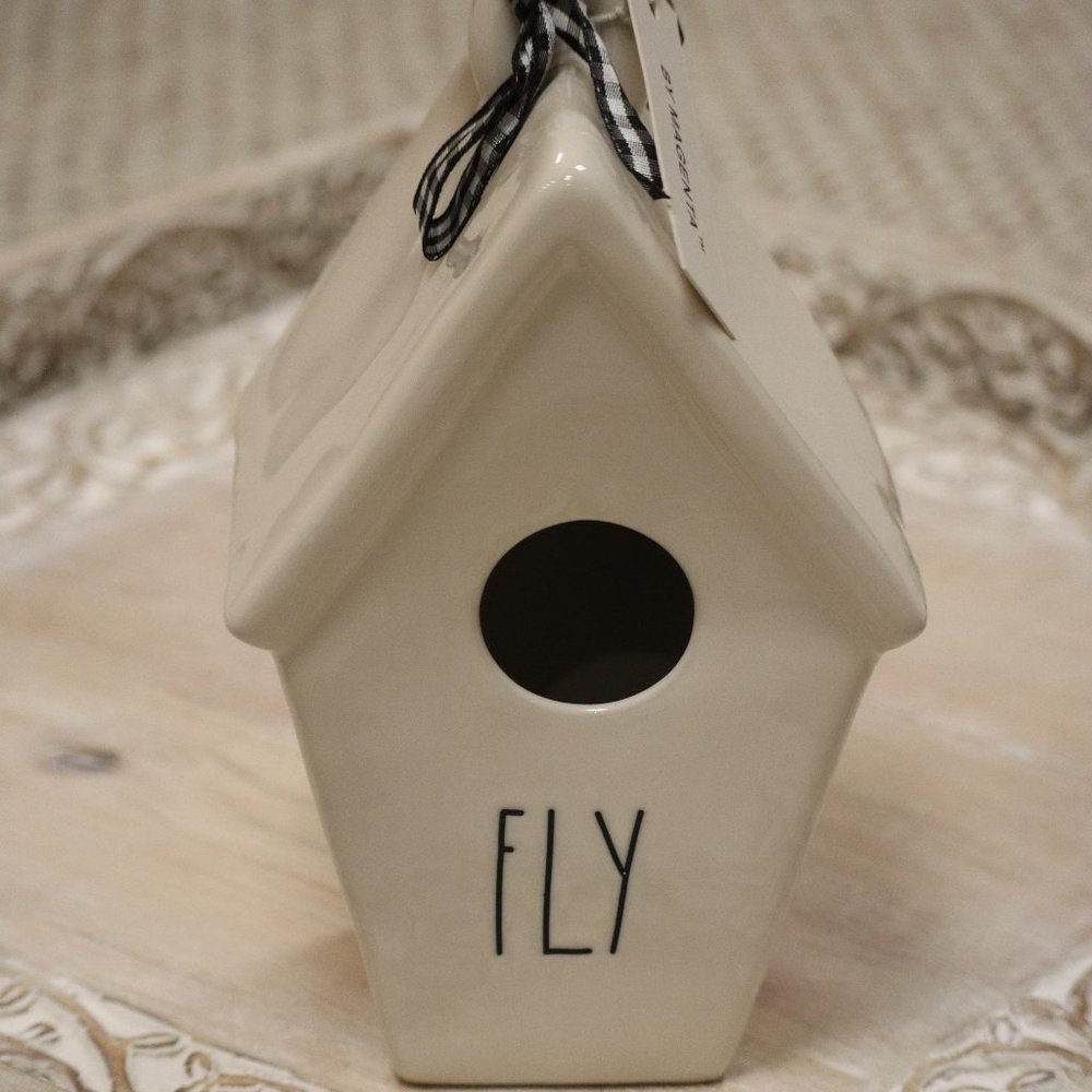 Rae Dunn FLY Birdhouse